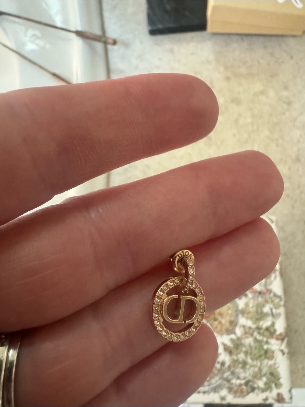 DIOR CD EARRINGS - Picture 4 of 5